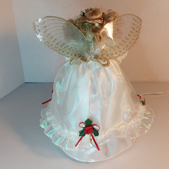 Traditions Lighted Angel Tree Topper - Picture 2 of 4